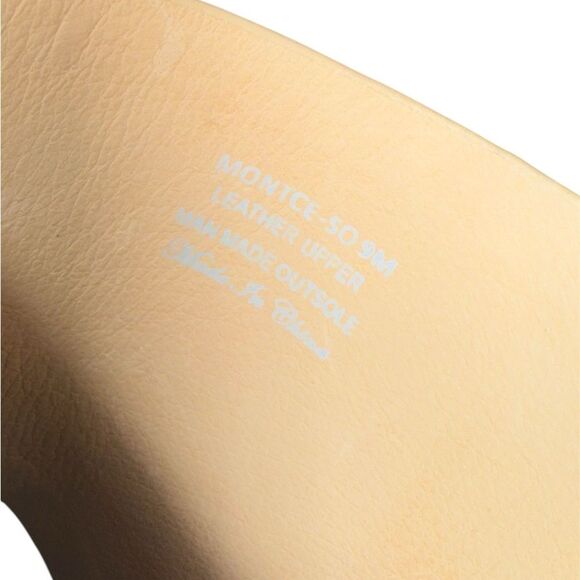 NWOB  Donald Pliner Montce 26 Wedge Sandal Size 9  Gold Metallic - Picture 11 of 11